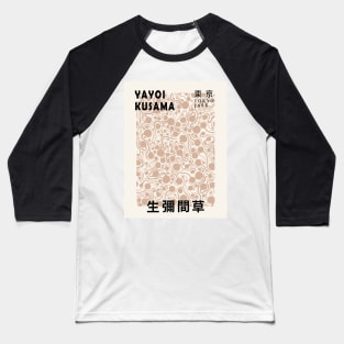 Yayoi Kusama Art Exhibition Design, Japanese Art, Canvas Print Men Women Tshirt Sticker Baseball T-Shirt